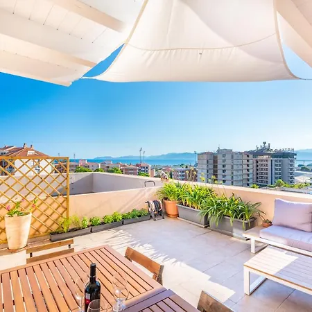 Attico Luce E Colori - Terrazza Vista Mare - 5 Bdr Cagliari
