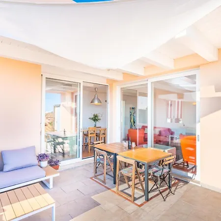 Attico Luce E Colori - Terrazza Vista Mare - 5 Bdr Apartamento