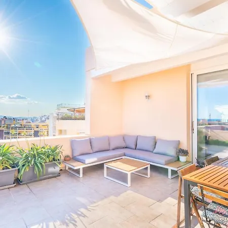 Attico Luce E Colori - Terrazza Vista Mare - 5 Bdr Cagliari