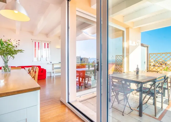 Attico Luce E Colori - Terrazza Vista Mare - 5 Bdr